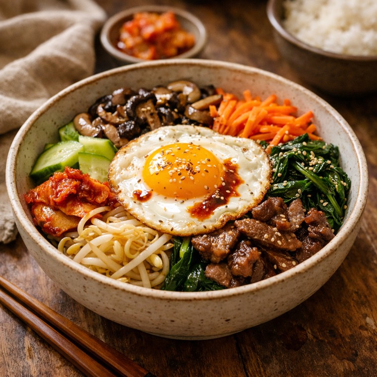 Bibimbap — Koreys taomi